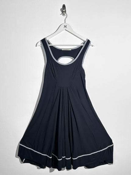 MARITHÉ + FRANÇOIS GIRBAUD - early 2000s DRESS WITH CUT OUT BACK