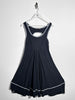 MARITHÉ + FRANÇOIS GIRBAUD - early 2000s DRESS WITH CUT OUT BACK