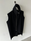 YOHJI YAMAMOTO - F/W 2004 FUNNEL NECK ZIPPED VEST JACKET
