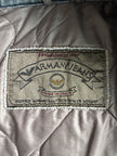 ARMANI JEANS - early 1990s WOOL LINING DENIM BOMBER JACKET