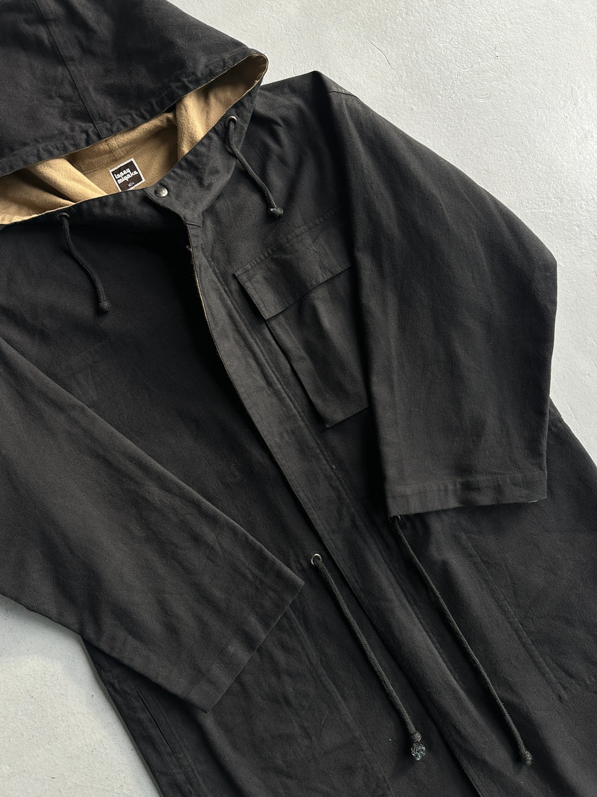 ISSEY MIYAKE - late 1970s REVERSIBLE HOODED PARKA COAT