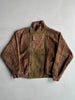 1980 ASYMMETRICAL FRONT SUEDE JACKET WITH FRONT POCKET