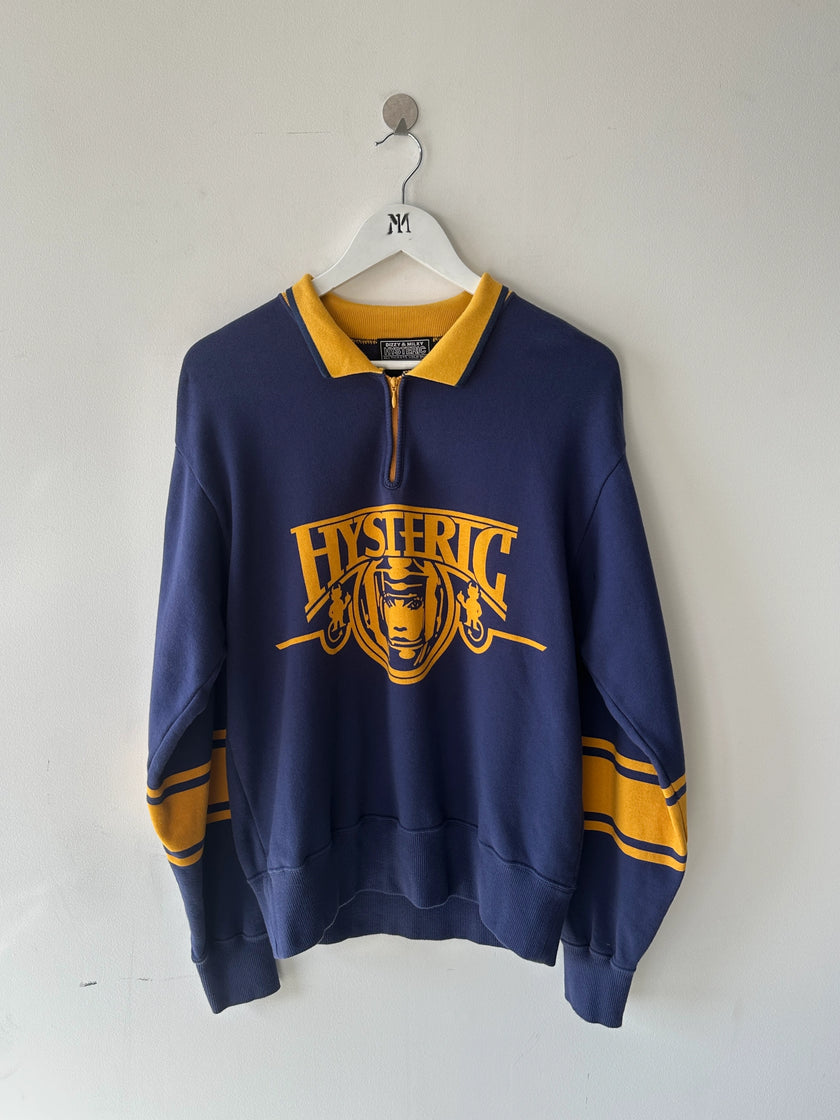 HYSTERIC GLAMOUR - 1990s QUARTER ZIP SWEATSHIRT