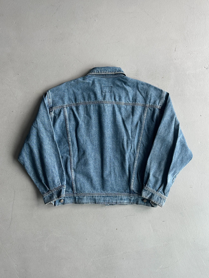 TRUSSARDI - 1990s MULTI POCKET DENIM JACKET