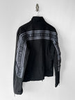 BIKKEMBERGS - early 2000s LOGO TAPE AT BACK BIKER JACKET
