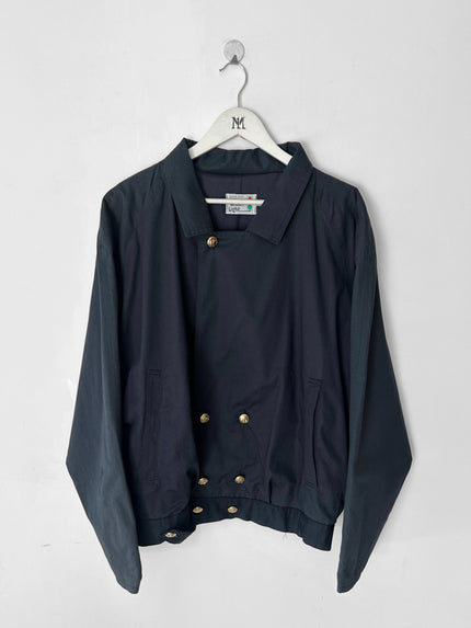 ITALIAN LABEL 1980s DOUBLE BREASTED LIGHT BOMBER JACKET