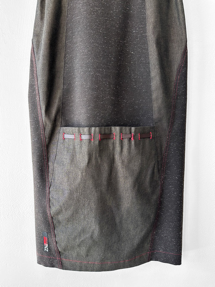 BELGIAN LABEL - early 2000s TWO PIECE SET WITH DRESS AND JACKET