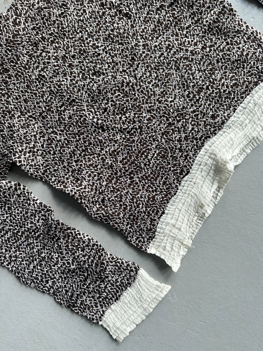 ISSEY MIYAKE - F/W 1998 CROP FIT LONG SLEEVE TOP