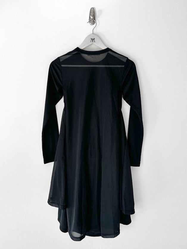 COMME DES GARÇONS - F/W 2021 ASYMMETRIC DRESS WITH MESH OVERLAY