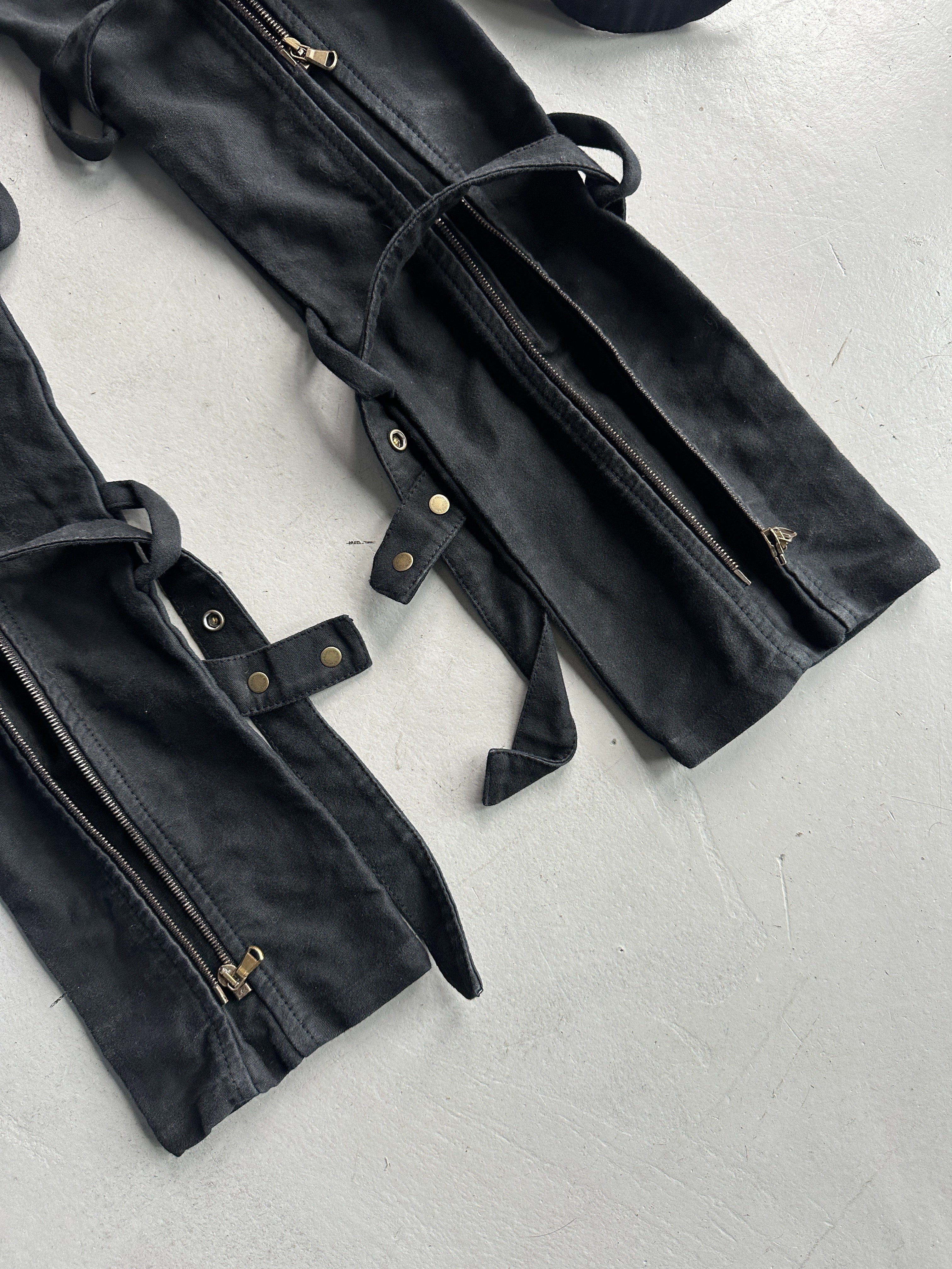 JIMMY TAVERNITI - late 1990s BONDAGE LOW WAIST TROUSERS