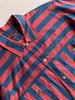 CHRISTIAN DIOR - 1990s STRIPED HALF SLEEVE SHIRT