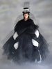 COMME DES GARÇONS - F/W 2021 ASYMMETRIC DRESS WITH MESH OVERLAY
