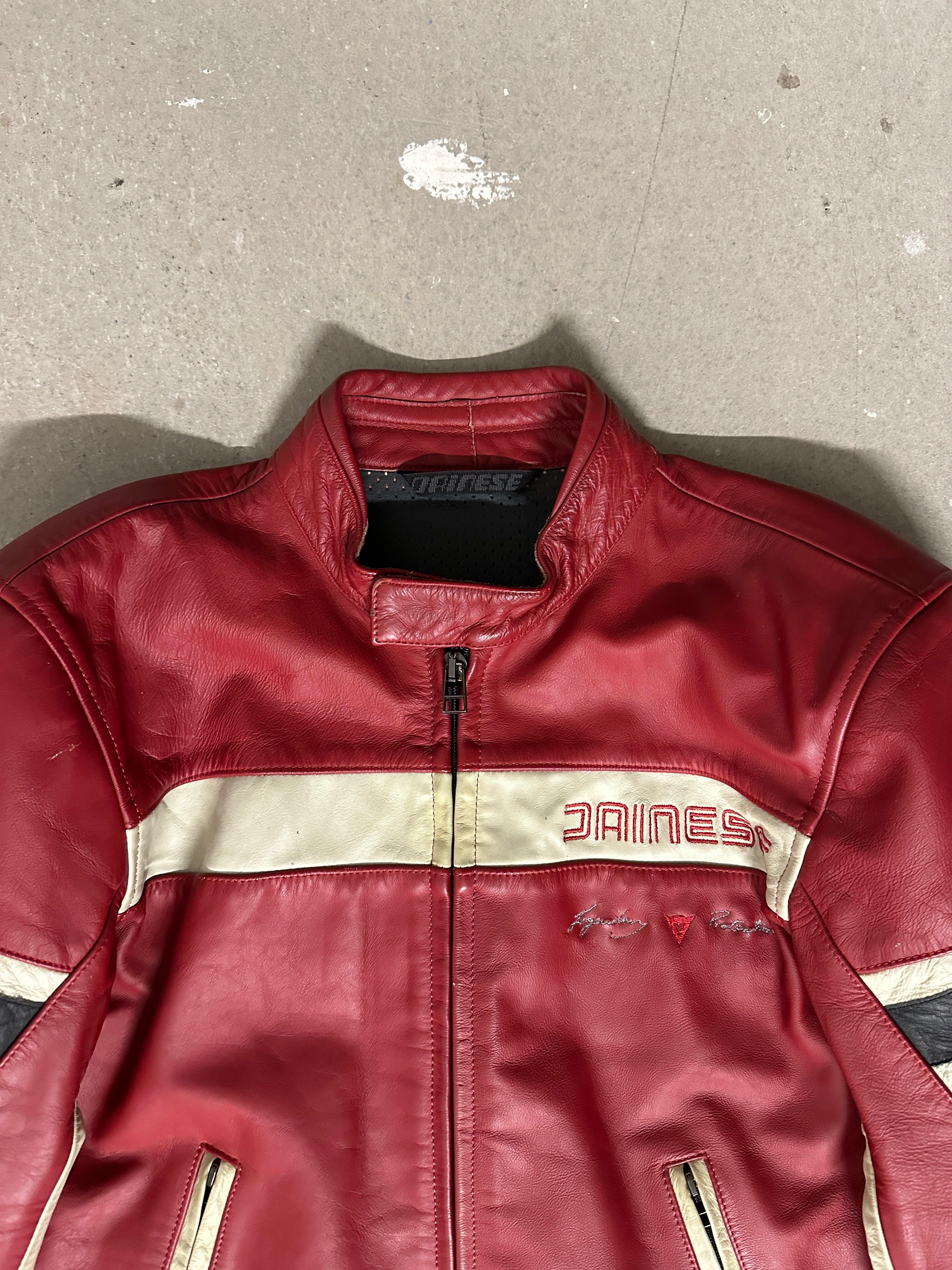 DAINESE - 1990s LEATHER BIKER JACKET