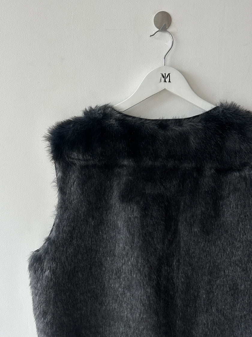 JEAN PAUL GAULTIER OBJET - 1990s PERFORATED LEATHER JACKET WITH ZIP OFF FUR LINING