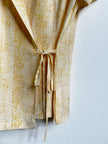 ESCADA - 1980s SILK BLOUSE WITH SIDE TIE CLOSURE