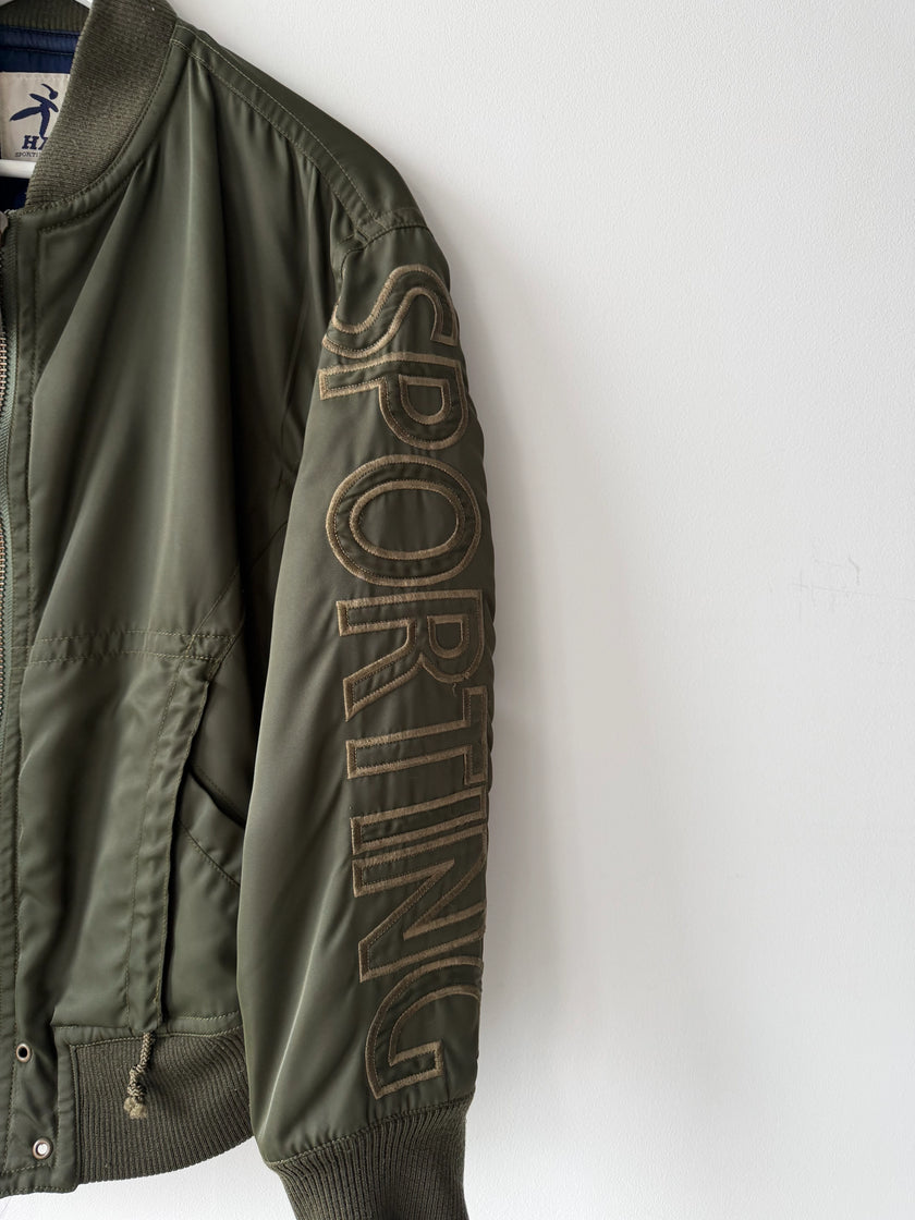 ISSEY MIYAKE HAI - 1980s NYLON BOMBER JACKET