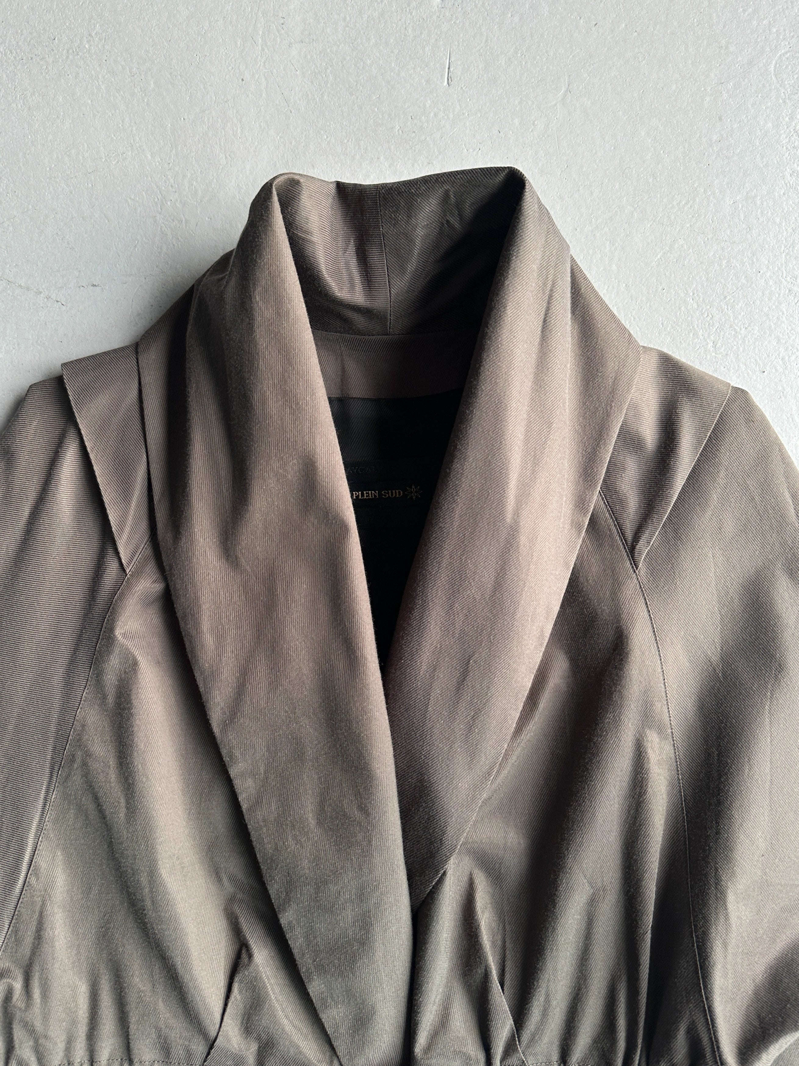 PLEIN SUD - 1990s EXAGGERATED SHAWL COLLAR JACKET