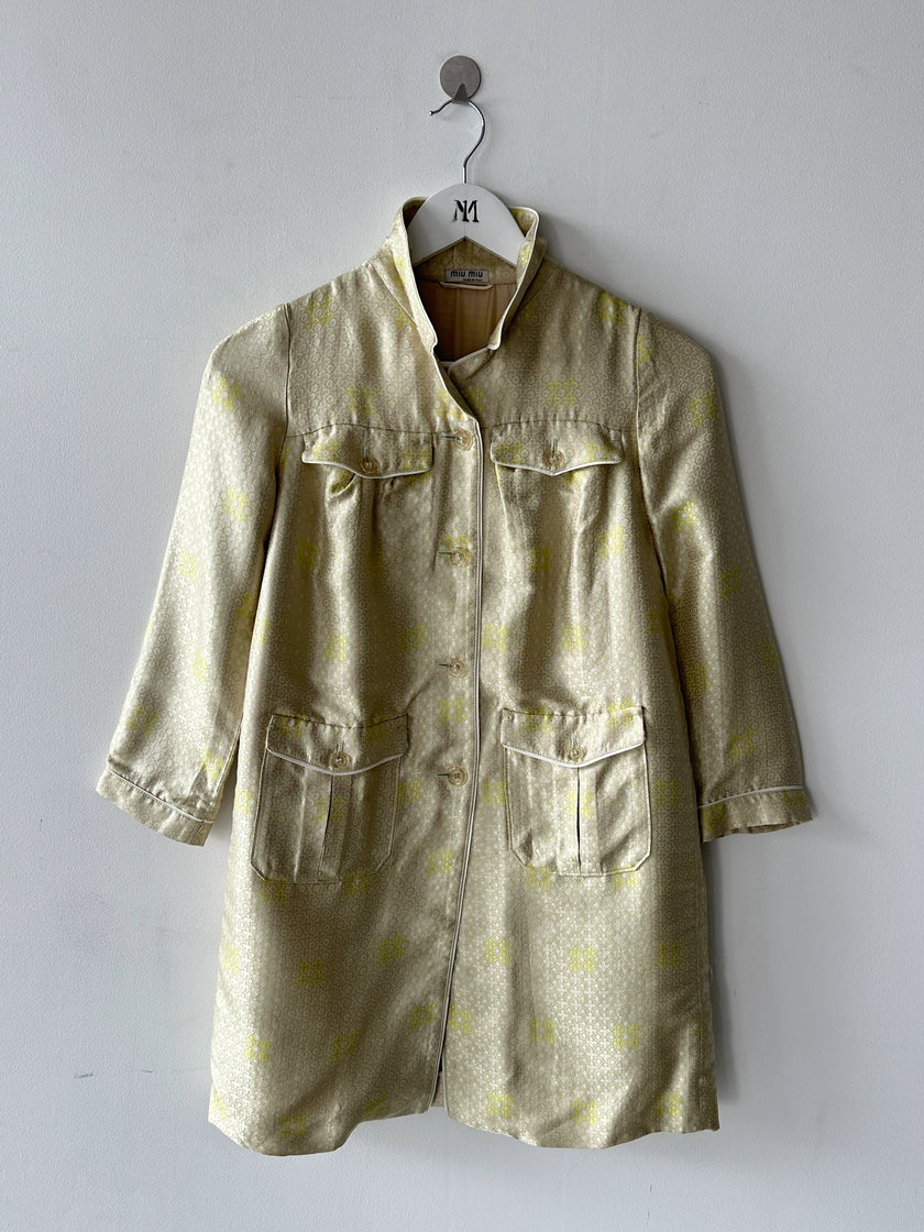 MIU MIU - RESORT 2008 FLORAL JACQUARD JACKET