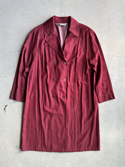 1990s DOUBLE BREASTED RELAXED FIT TRENCH COAT