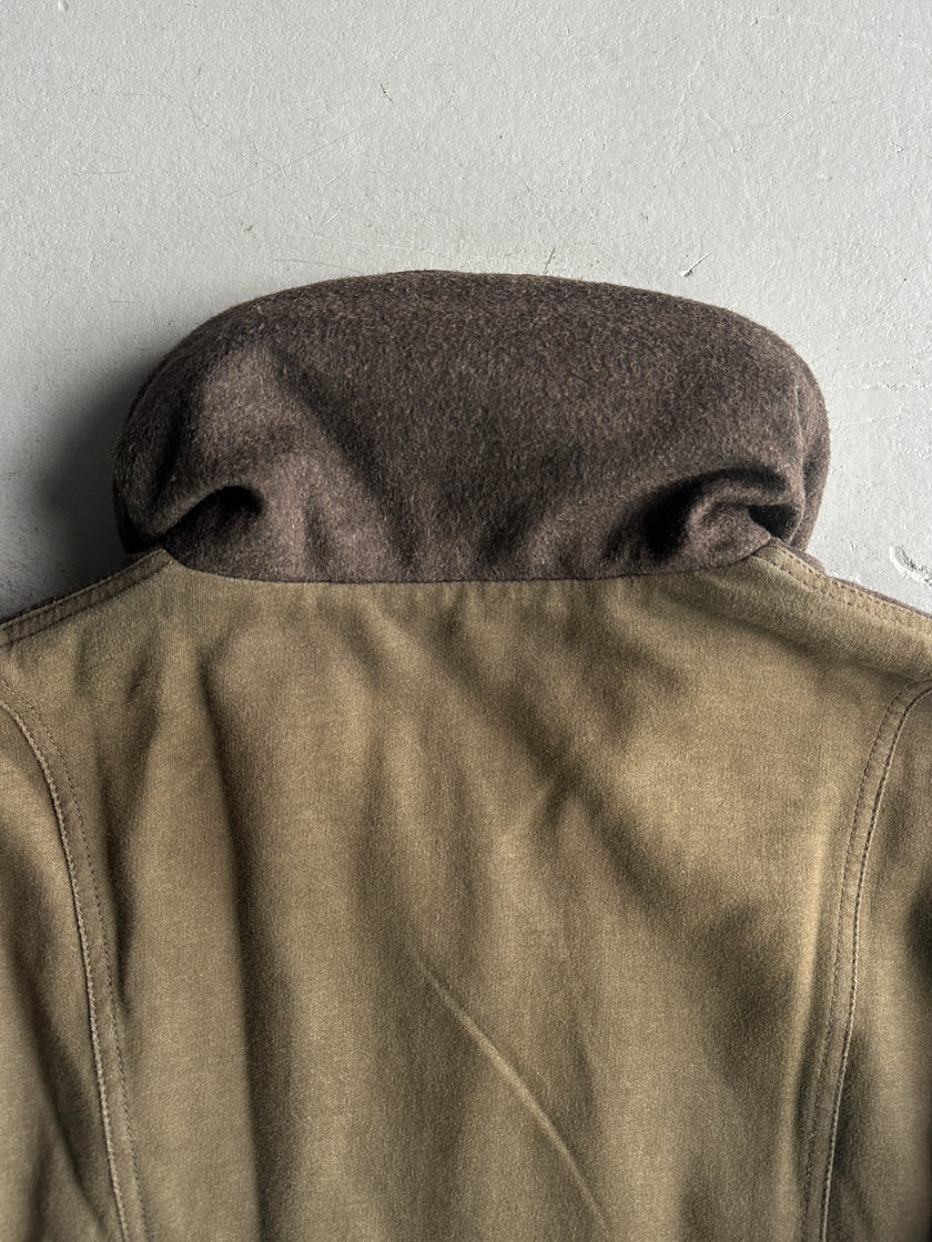 GIANFRANCO FERRÉ - 1990s CUSHIONED COLLAR WOOL JACKET