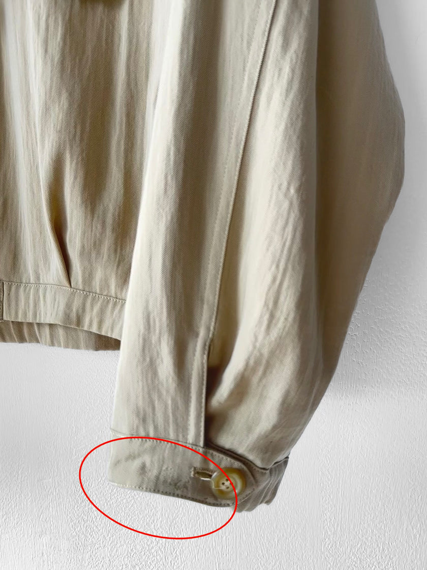 GIORGIO ARMANI - circa 1994/1995 DROPPED SHOULDERS BLOUSON JACKET
