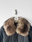 KANSAI YAMAMOTO - 1990s BOXY FIT JACKET WITH DETACHABLE FUR COLLAR