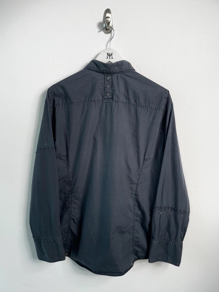 KENZO - early 2000s LONG SLEEVE WESTERN SHIRT