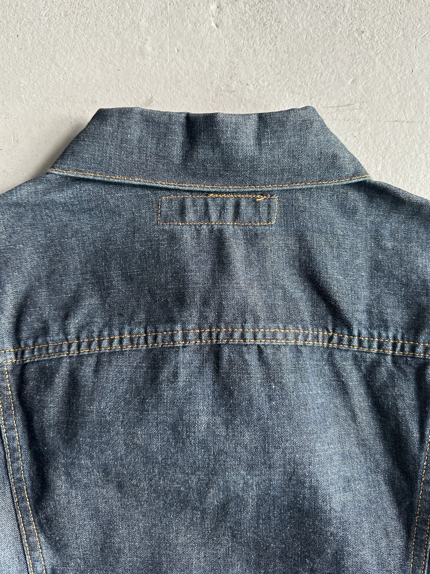 ANDREW MACKENZIE - 2000s CROPPED FIT DENIM JACKET