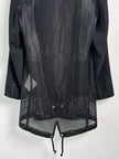 COMME DES GARÇONS - S/S 2025 PERFORATED MESH JACKET WITH CONSTRASTING SLEEVE