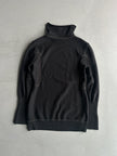 MARITHÉ + FRANÇOIS GIRBAUD - 2000s LONG SLEEVE KNIT TOP WITH STITCHING DETAILS
