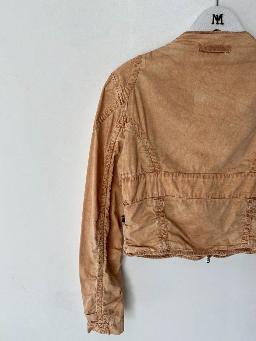 JEAN PAUL GAULTIER - early 2000s CROP FIT DYED JACKET