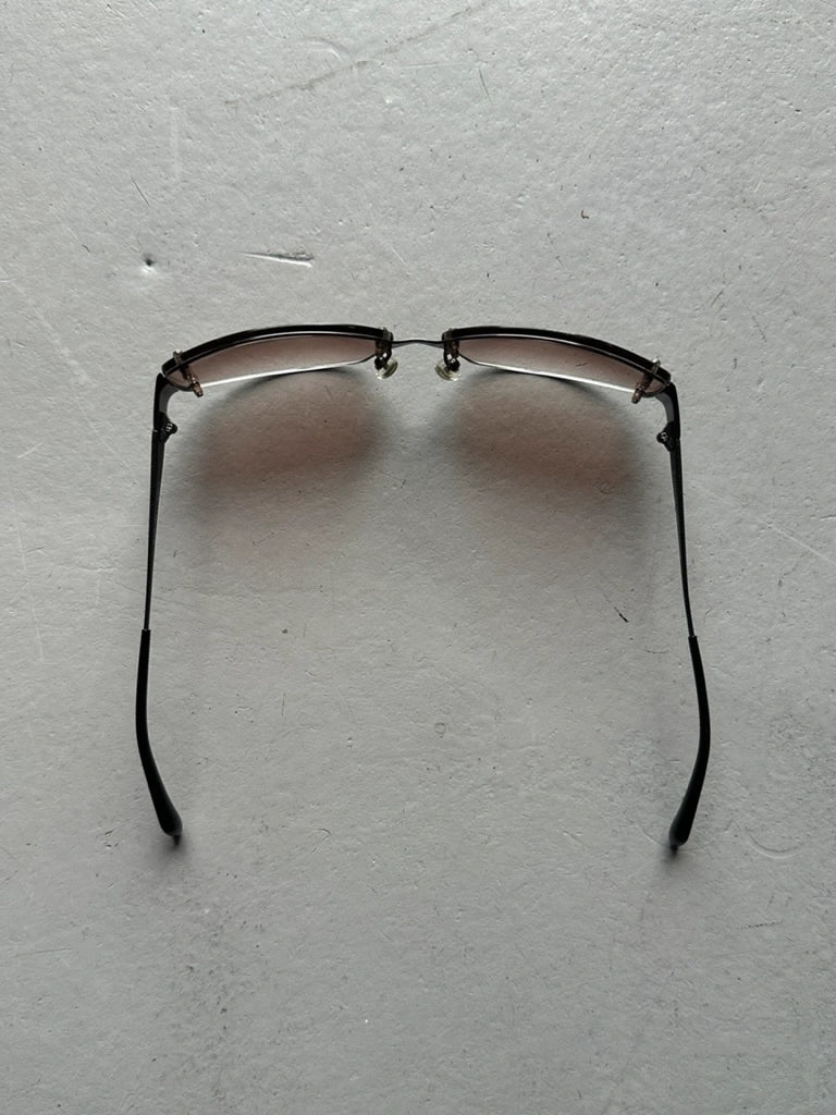 KATHARINE HAMNETT  - 1990s RIMLESS SUNGLASSES WITH EXPOSED BOLTS