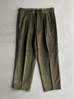 GIANFRANCO FERRÉ - 1990s CORDUROY FRONT PLEATS TROUSERS