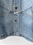 MARITHÉ + FRANÇOIS GIRBAUD - 1980s STONE WASHED DENIM JACKET