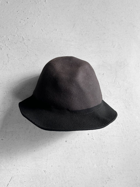 GIORGIO ARMANI - F/W 2017 TWO TONE FELT HAT