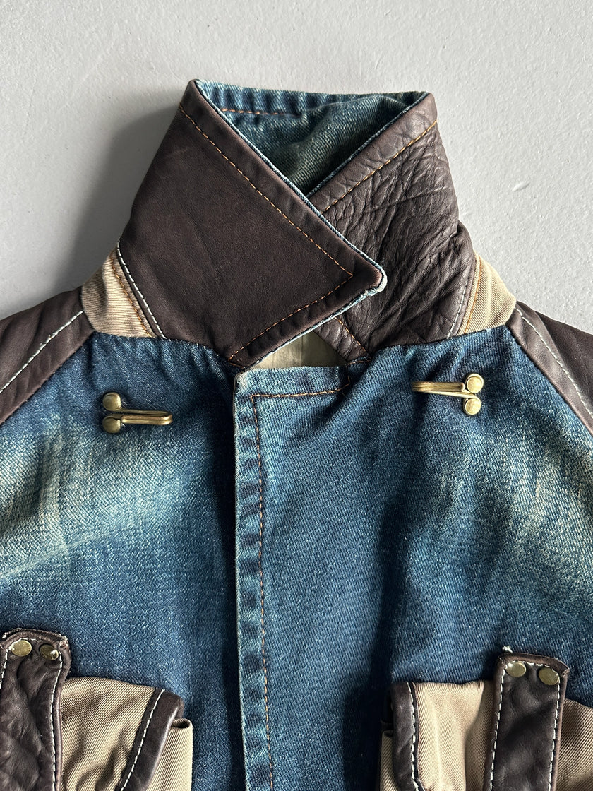 DSQUARED2 - F/W 2004 WRAP AROUND POCKET DENIM JACKET