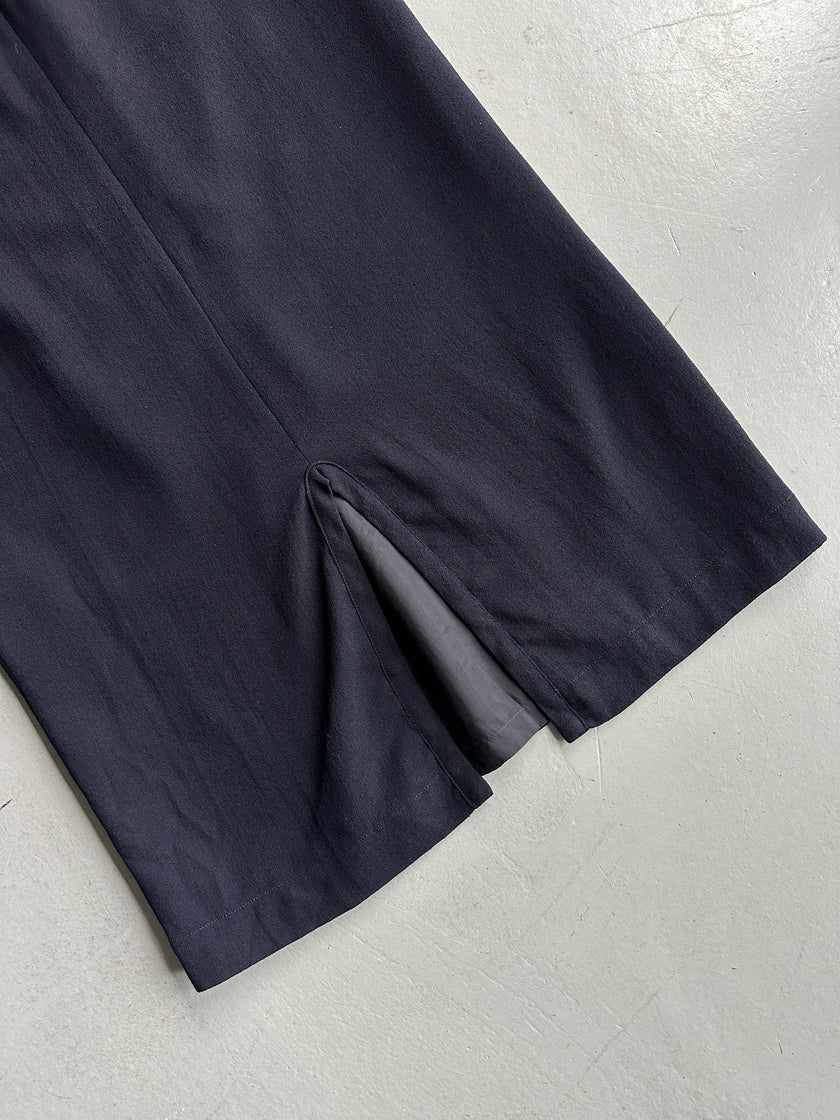 COMME DES GARÇONS - S/S 1989 ASYMMETRIC DEEP NECKLINE LONG DRESS