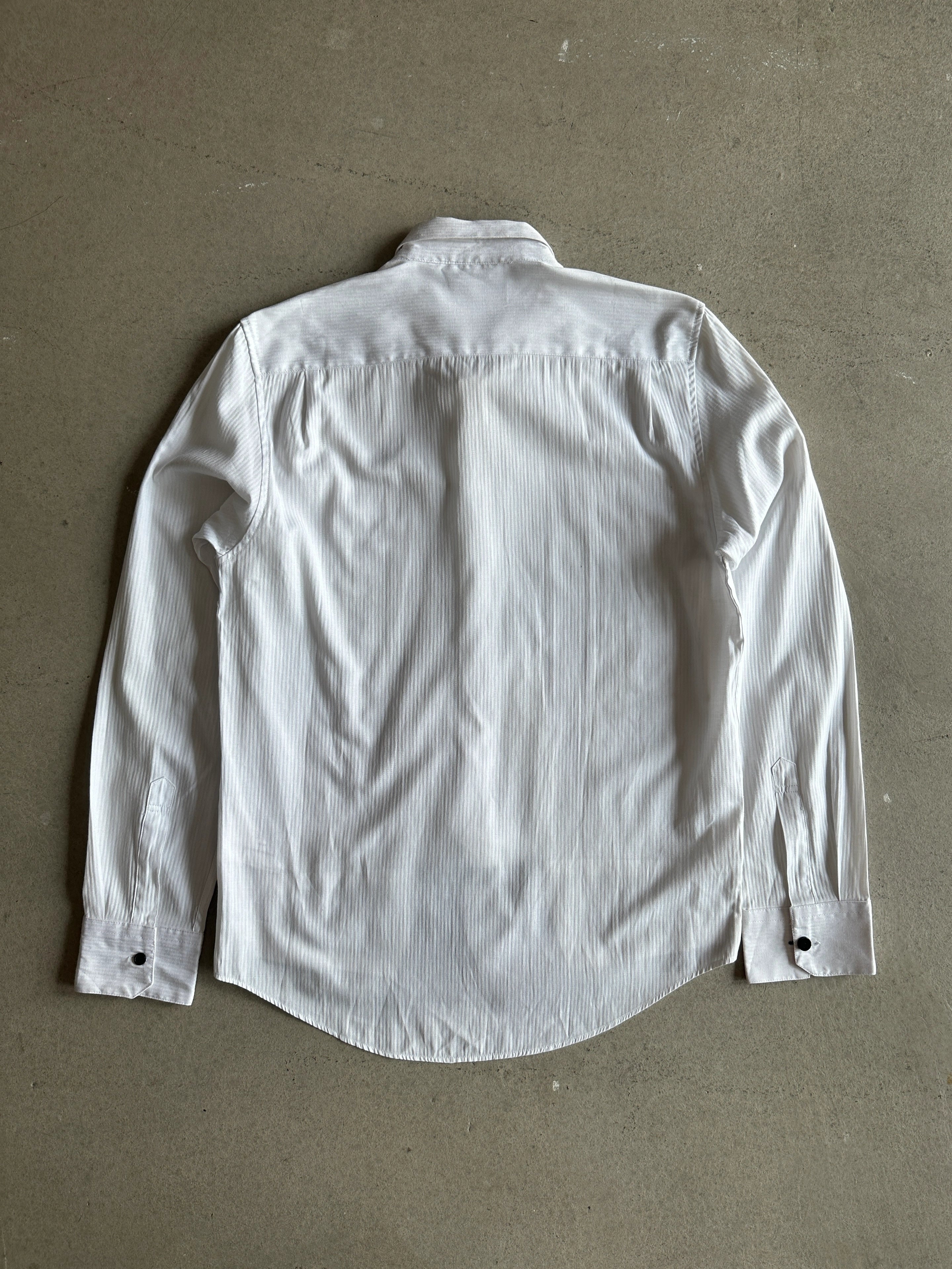 COMME DES GARÇONS- A/F 2009 ARCHIVE LONG SLEEVE SHIRT WITH JACKET HEM