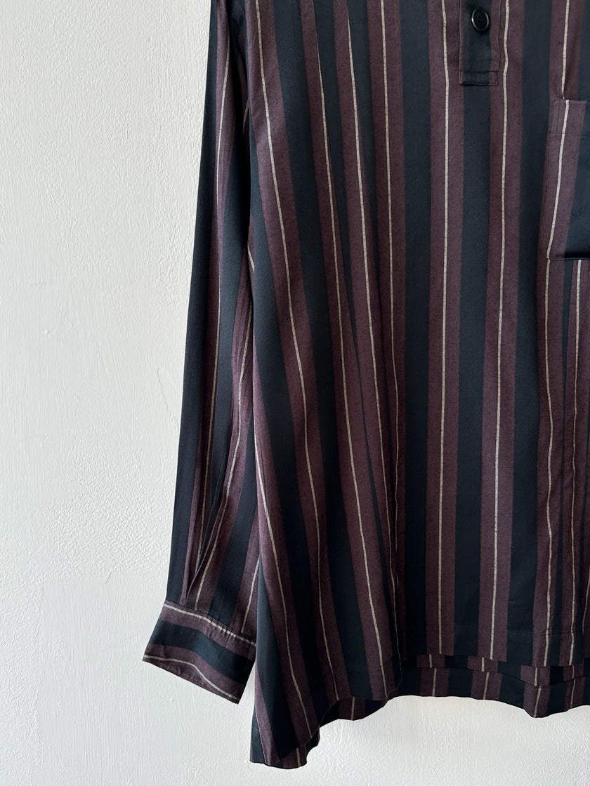 COMME DES GARÇONS - F/W 1995 STRIPED LONG SLEEVE PULLOVER TOP