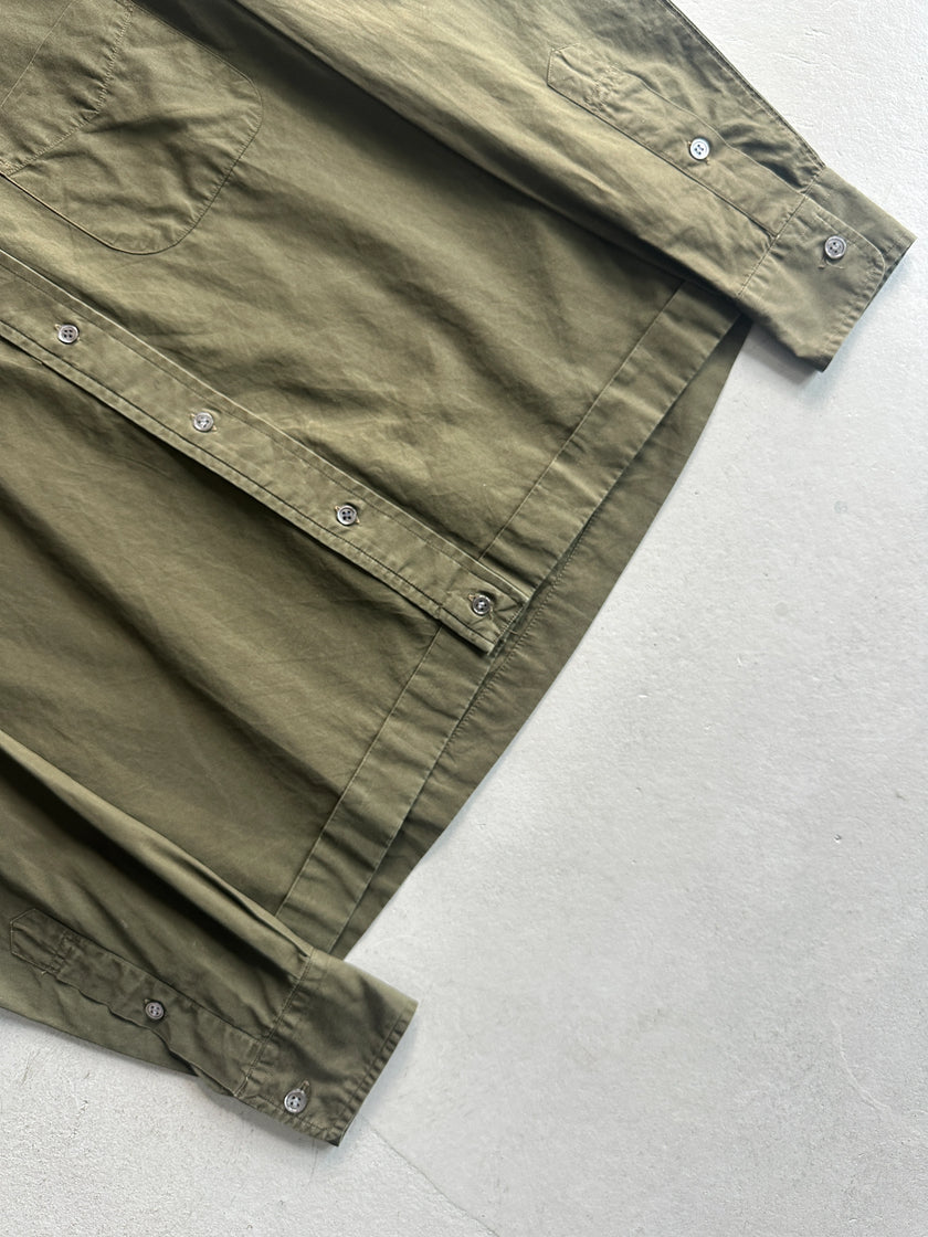 COMME DES GARÇONS - 1990s CROP FIT LONG SLEEVE SHIRT