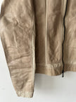 GIANFRANCO FERRÉ - early 2000s PANELED LEATHER BIKER JACKET
