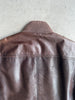 BIKKEMBERGS- 2000s CARGO LEATHER BOMBER JACKET