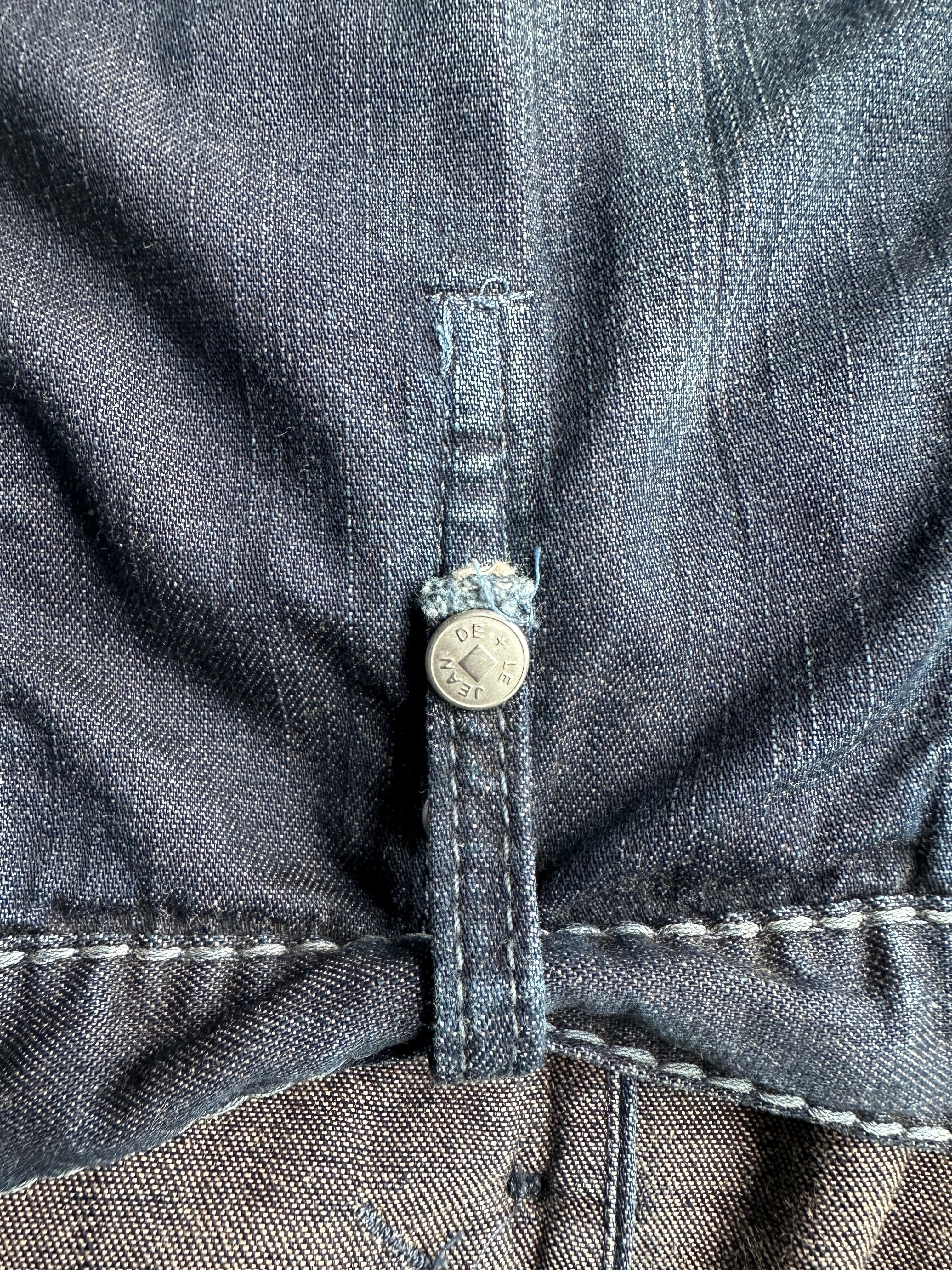 MARITHÉ + FRANÇOIS GIRBAUD - 2000s DISTRESSED DENIM LIGHT JACKET