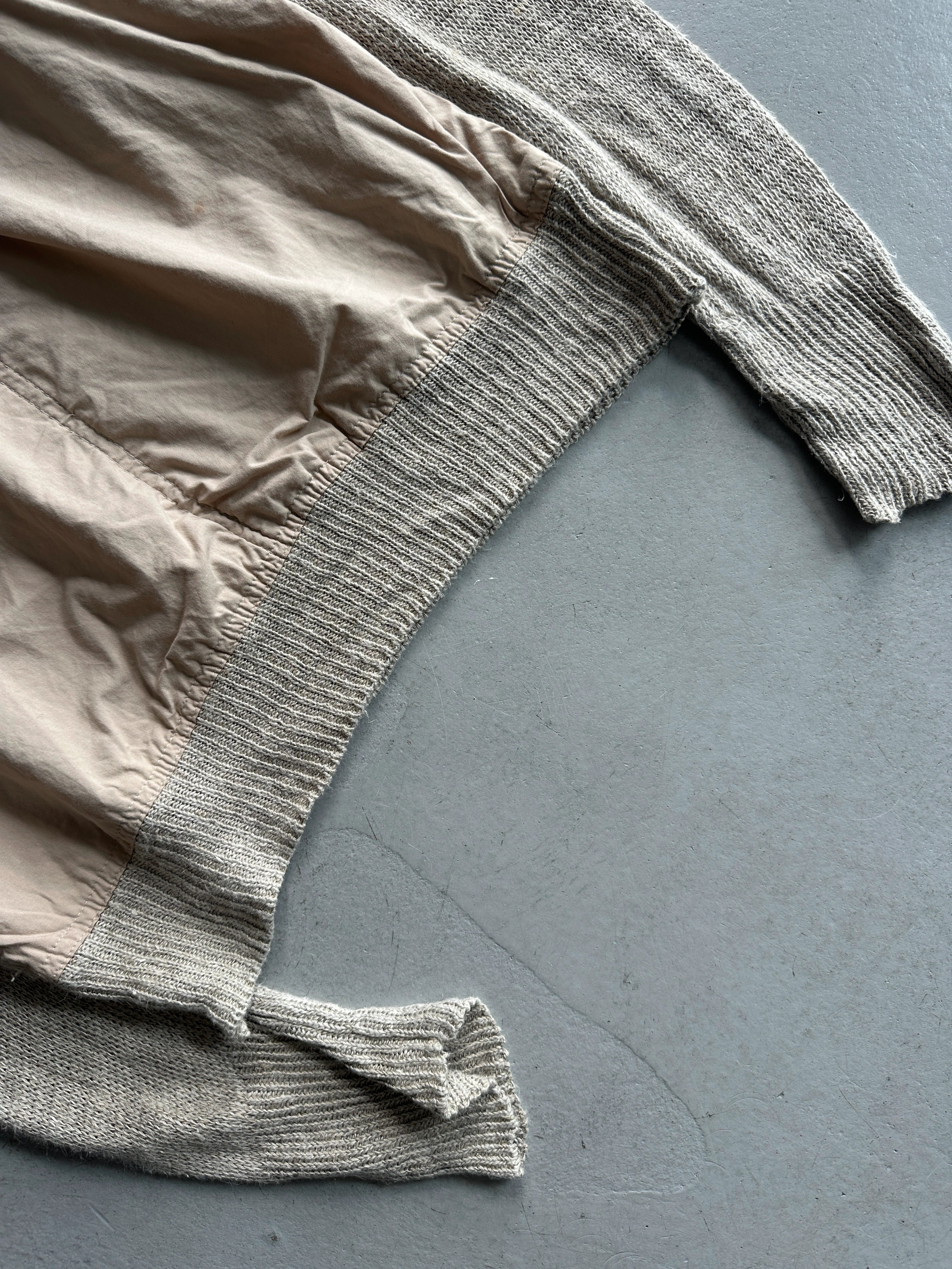 1980s SOFT KNIT JUMPER WITH DUNGAREE STYLE FRONT