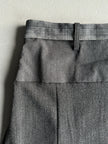 ITALIAN LABEL early 2000s ASYMMETRIC SKIRT WITH PUFFED HEM