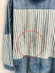 MARITHÉ + FRANÇOIS GIRBAUD - 1990s STONE WASHED HOODED DENIM SHACKET