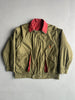 YVES SAINT LAURENT - 1980s 2 IN 1 REVERSIBLE BOMBER JACKET WITH ZIP AT COLLAR