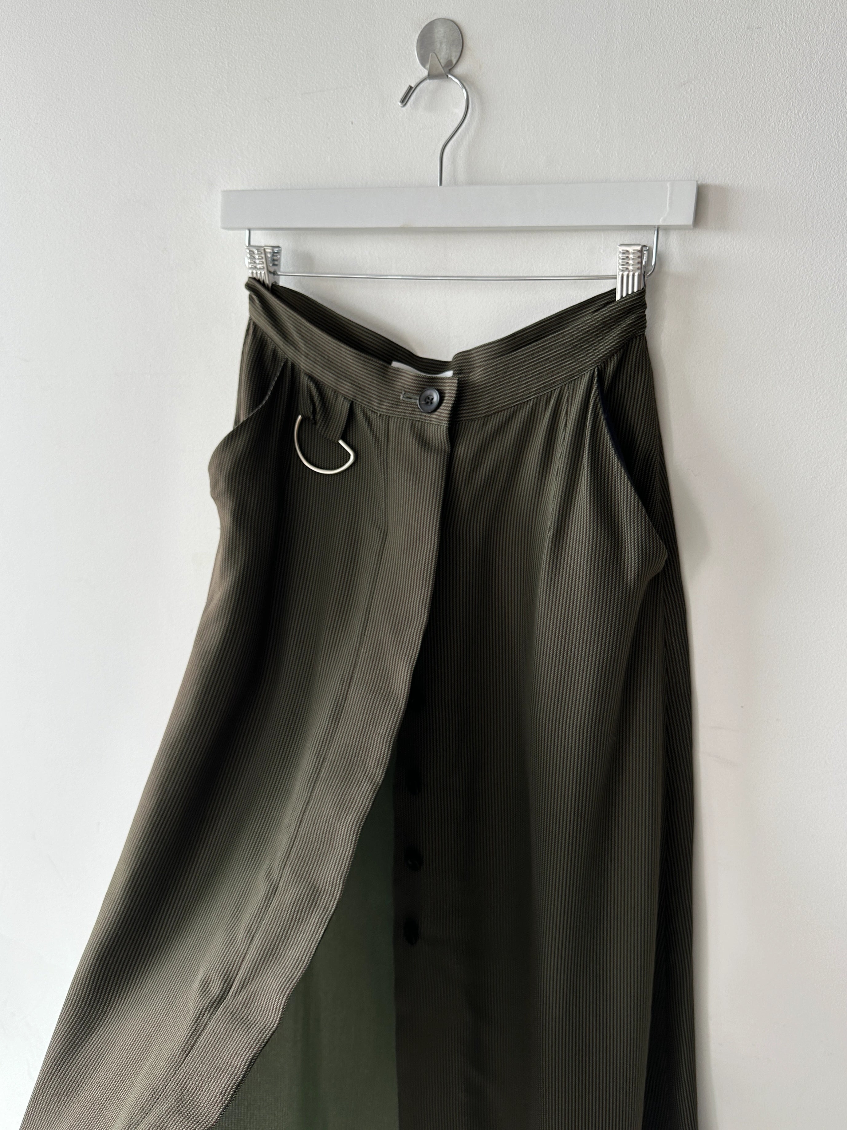 JAPANESE LABEL 2000s MAXI SKIRT WITH SIDE POCKETS