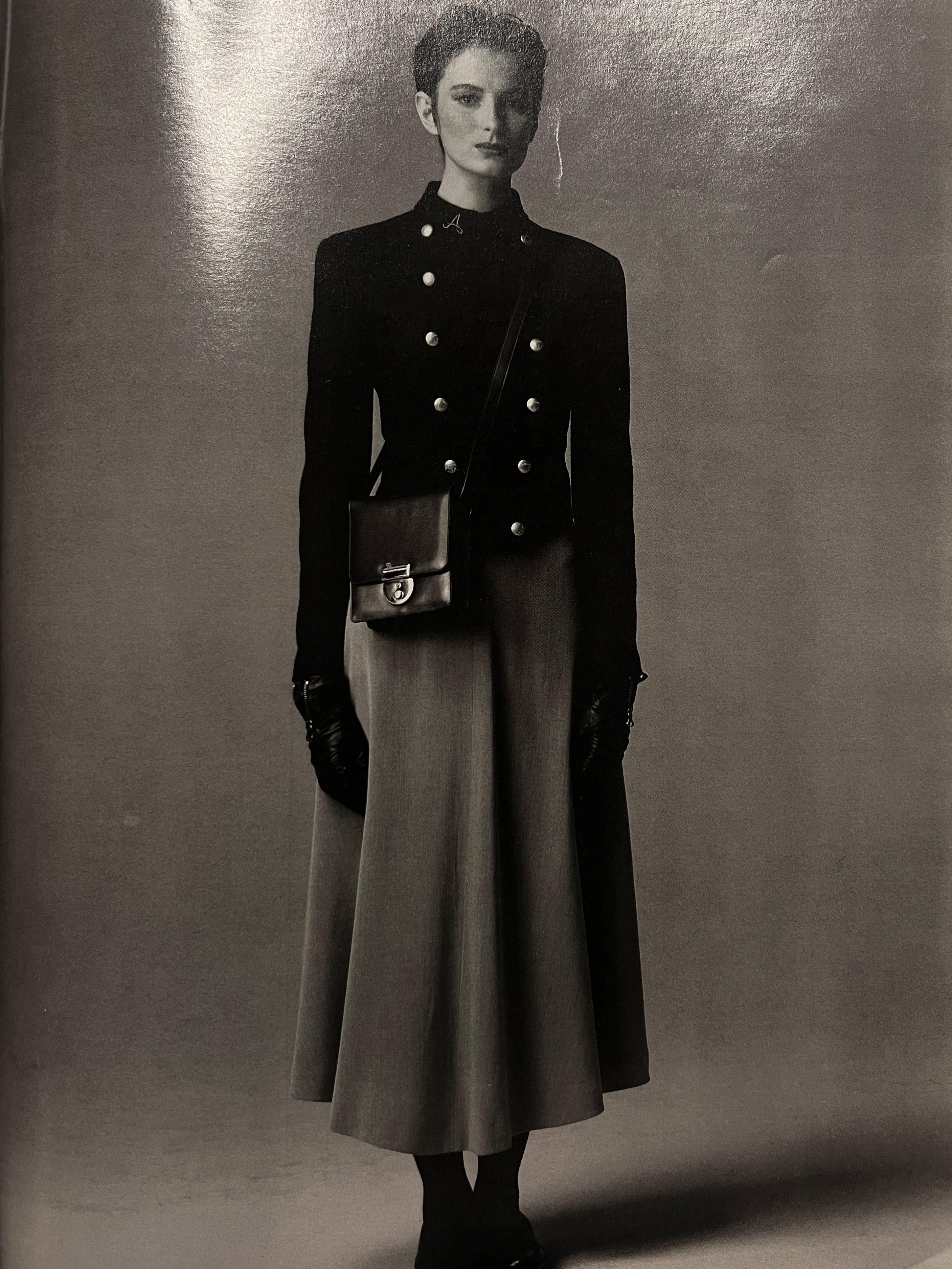 ARMANI JEANS - 1980s CROP FIT MAJORETTE WOOL JACKET