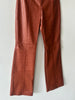 GIANFRANCO FERRÉ - early 2000s FAUX LEATHER TROUSERS
